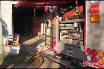 BOMBEROS: INCENDIO DE BASURA EN LOS FONDOS DE UNA VIVIENDA