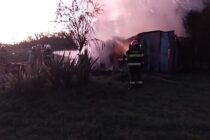 INCENDIO EN UNA CONSTRUCCION EN UNA QUINTA DE EMPALME