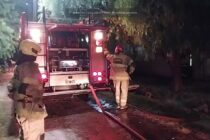 SE INCENDIO EL DORMITORIO DE UNA CASA EN EMPALME. NO HABIA MORADORES