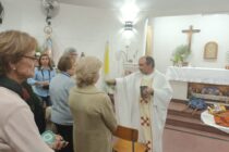 MISA EN LA CAPILLA SAN CAYETANO EN EL DIA DEL TRABAJADOR