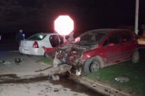 CHOQUE DE UN PEUGEOT Y UN ETIOS EN RUTA 205 Y NECOCHEA