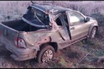 UNA CAMIONETA SE DESPISTO EN EL PUENTE DISTRIBUIDOR. EL CONDUCTOR CON POLITRAUMATISMOS