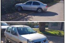 UNA MUJER CON LESIONES LEVES TRAS EL CHOQUE DE DOS AUTOS