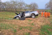 DESPISTE DE UNA CAMIONETA, SUS OCUPANTES RESULTARON ILESOS