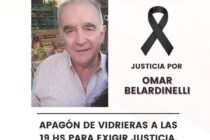 LA CAMARA DE COMERCIO CONVOCO A UN APAGON HOY A LAS 19 POR EL CRIMEN DE OMAR BELARDINELLI