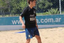 LUCA RUSCONI EN LA SELECCION ARGENTINA SUB-20 DE FUTBOL PLAYA QUE JUEGA UN TORNEO EN PARAGUAY