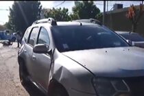 COLISIONARON UNA MOTO Y UNA DUSTER EN F. J. DIAZ Y DORSI