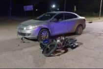 ACCIDENTE EN F. J. DIAZ Y LAPRIDA. MOTOCICLISTA CON POLITRAUMATISMOS
