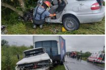 CHOQUE DE AUTO Y CAMION EN LA RUTA 41, HUBO 6 LESIONADOS