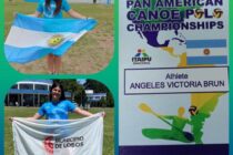 ANGELES BRUN CAMPEONA PANAMERICANA DE KAYAK POLO CON EL SELECCIONADO NACIONAL