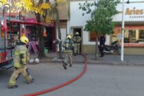 PRINCIPIO DE INCENDIO EN UN HORNO DE PANADERIA ARIES MOSCOLONI