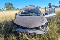 DESPISTE Y VUELCO DE UN AUTO EN EL TALADRO, RUTA 205. EL CONDUCTOR, DE LOBOS, SUFRIO POLITRAUMATISMOS