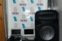 LA POLICIA DE EMPALME RECUPERO ELEMENTOS ROBADOS EL FIN DE SEMANA EN EL CEC 801