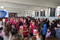 EMOTIVA POSTA ATLETICA FEMENINA DE ALUMNAS DEL FASTA UNIENDO LUJAN CON LOBOS