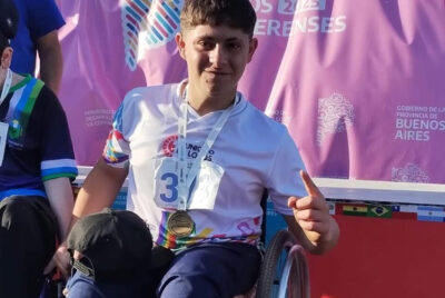 MEDALLA DE ORO PARA LEO LOZANO EN LANZAMIENTO DE BALA PCD