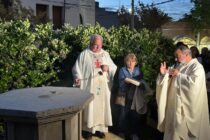 EL CINERARIO QUEDO INAUGURADO Y BENDECIDO POR EL PARROCO LUIS MENA