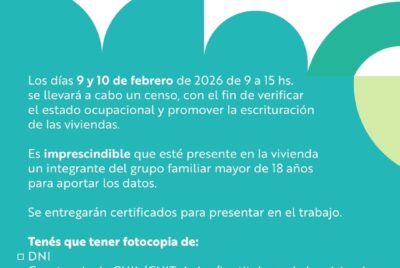 CENSO ESCRITURARIO EN EL BARRIO BLANCO DE EMPALME