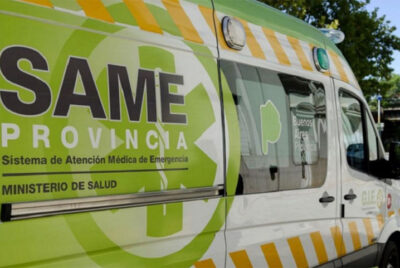 ACCIDENTE EN YRIGOYEN Y TRES ARROYOS. MOTOCICLISTA CON LESIONES DE CONSIDERACION