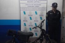 MENOR DETENIDO CON MOTO ROBADA