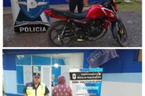 SUJETO DETENIDO CIRCULANDO EN UNA MOTO ROBADA EN SAN MARTIN EL AÑO PASADO