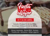 CUARTA EDICION DE LA FIESTA DEL ALFAJOR, SABADO Y DOMINGO EN EL PARQUE