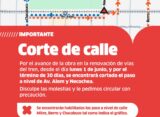 CIERRAN POR UN MES EL PASO A NIVEL DE ALEM Y NECOCHEA
