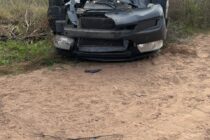 UN AUTO SE DESPISTO Y VOLCO EN EL CAMINO A BARRIENTOS