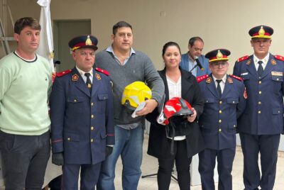 ACTO DEL DIA DEL BOMBERO VOLUNTARIO EN LA SEDE DE LA CALLE AMEGHINO