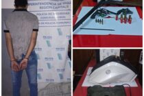 PERSONAL DE LAS COMISARIAS DE LOBOS Y EMPALME REALIZARON ALLANAMIENTO CON UN SUJETO APREHENDIDO
