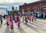 EL INTENDENTE FUE UNICO ORADOR EN EL ACTO OFICIAL DEL 9 DE JULIO, EN LA AVENIDA ALEM