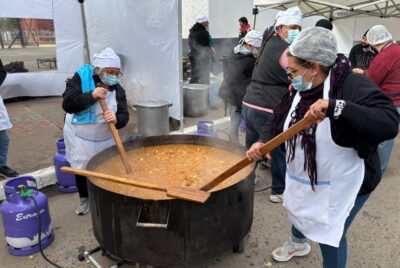FIESTA DEL LOCRO POPULAR, MÁS DE 800 PORCIONES VENDIDAS BENEFICIANDO A 5 ENTIDADES