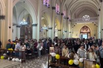 CELEBRACION CENTRAL DE LOS FESTEJOS PATRONALES CON CIENTOS DE FIELES VIVANDO A LA VIRGEN DEL CARMEN