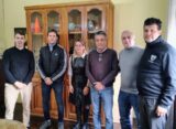 INFORME DE PRENSA MUNICIPAL. REUNION DE ETCHEVERRY CON MIEMBROS DE LA FRATERNIDAD