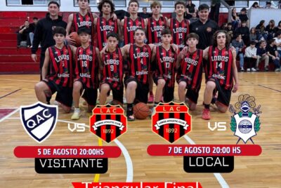 PRE-FEDERAL MASCULINO DE BASQUET EN CADETES: ATHLETIC JUEGA EL TRIANGULAR FINAL