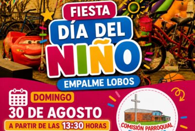 EL DOMINGO 30 DESDE LAS 13,30, GRAN FIESTA DEL DIA DEL NIÑO EN EMPALME