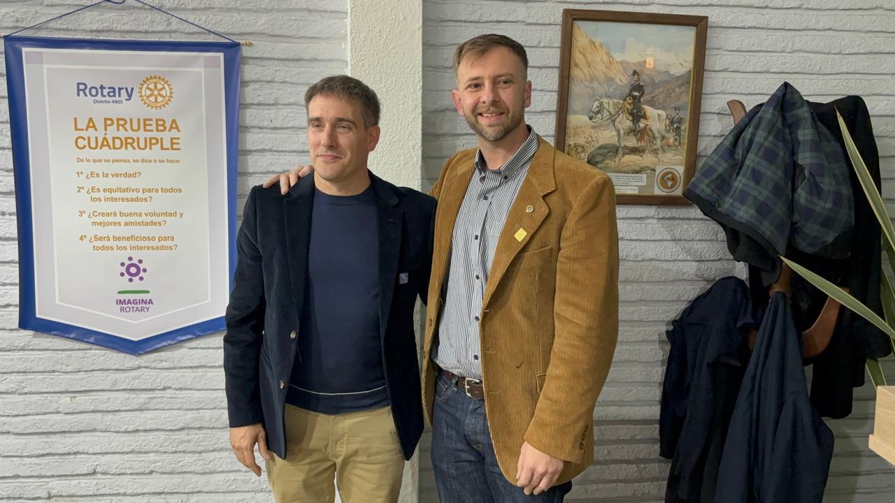 JEREMIAS COCCI ASUMIO LA PRESIDENCIA DEL ROTARY