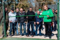 INAUGURO SALGADO SU CANCHA DE FUTBOL DE SINTETICO