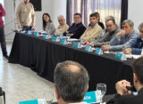 SECRETARIOS LOBENSES PARTICIPARON DEL ENCUENTRO REGIONAL POR EL FENOMENO DEL SUPER NIÑO EN ROQUE PEREZ