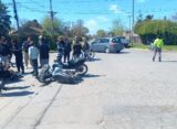 CHOCARON DOS MOTOS EN CARDONER Y CATTANEO, UNA MUJER CON FRACTURAS