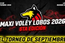 FIESTA DEL MAXI VOLEY EN LOBOS, EDICION 2026 DEL TORNEO ORGANIZADO POR OSCAR CALAMANO