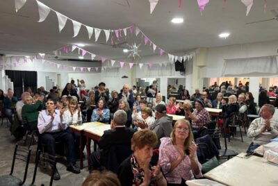FESTEJO DEL DIA DEL JUBILADO EN EL CIRCULO FERROVIARIOS, ELIGIERON AL REY Y LA REINA