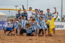 LA SUB-20 ARGENTINA DE FUTBOL PLAYA, CON EL LOBENSE LUCA RUSCONI, GANO TODOS LOS PARTIDOS EN LA LIGA EVOLUCION DE CONMEBOL 2026