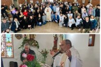 RELIGIOSAS. EMPALME LLEVO 4 MICROS CON PEREGRINOS QUE CAMINARON A LUJAN. FIESTA PATRONAL EN LA CAPILLA SANTA TERESITA DEL HOSPITAL