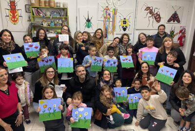 EN EL TALLER DE ARTE DE MIRIAM RITENUTI, SE REALIZO LA PENULTIMA MERIENDA LITERARIA INFANTIL
