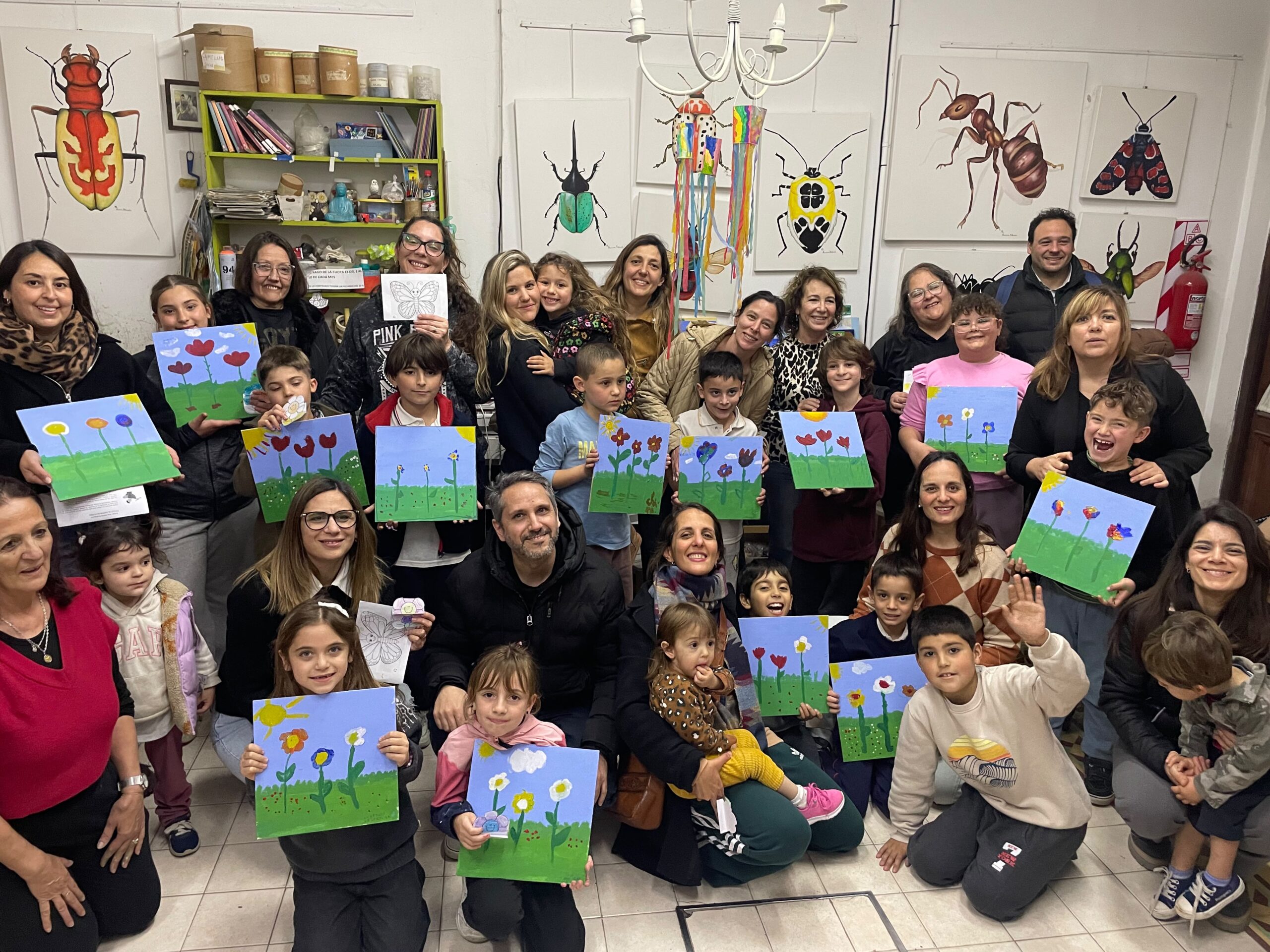EN EL TALLER DE ARTE DE MIRIAM RITENUTI, SE REALIZO LA PENULTIMA MERIENDA LITERARIA INFANTIL