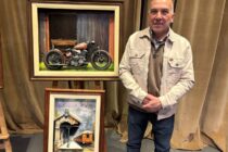 CON JOSE DI SANTO COMO ARTISTA LOBENSE INVITADO, SE INAUGURO OTRA MUESTRA INTERNACIONAL DE PINTURAS