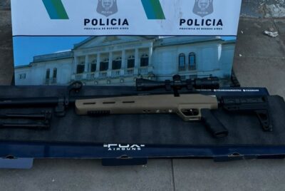 ALLANAMIENTO EN UN DOMICILIO, SUJETO IMPUTADO Y SECUESTRO DE UN ARMA LARGA